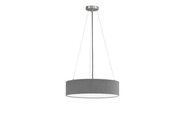 SCHÖNER WOHNEN Pendelleuchte - grau - Maße (cm): B: 50 H: 250 T: 50