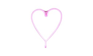 Paul Neuhaus Neonleuchte - rosa/pink - Maße (cm): B: 2 H: 3
