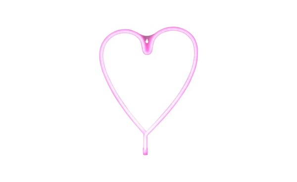 Paul Neuhaus Neonleuchte - rosa/pink - Maße (cm): B: 2 H: 3