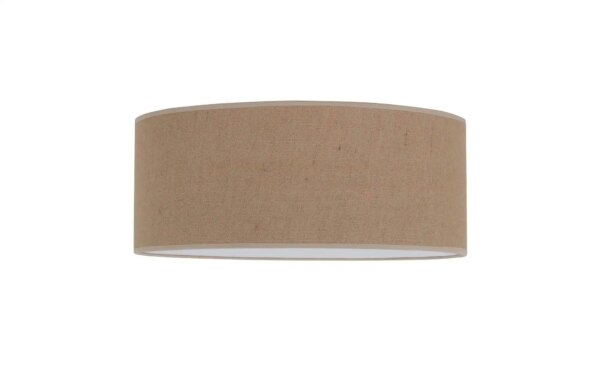 Deckenleuchte - beige - Stoff - Maße (cm): B: 50 H: 20 T: 50
