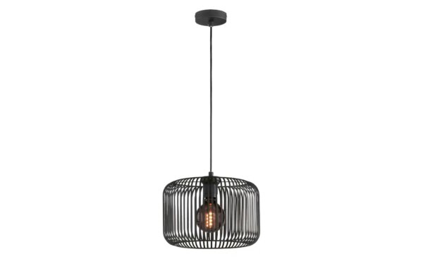 SCHÖNER WOHNEN Kollektion Pendelleuchte - schwarz - Maße (cm): B: 30 H: 150 T: 30