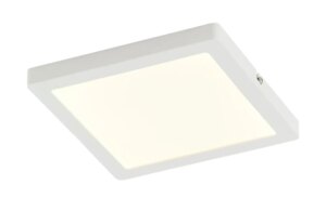 LED-Panel weiß matt eckig`klein` - weiß - Maße (cm): B: 22
