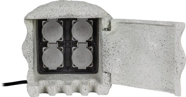 HEITRONIC Gartensteckdose "Piedra"