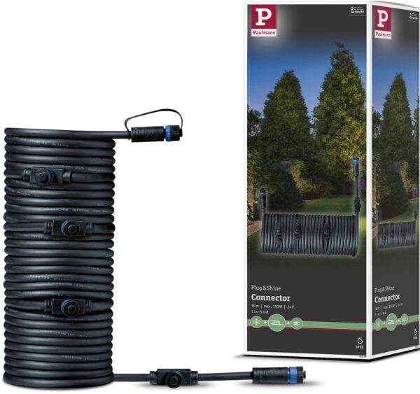Paulmann Lampen-Verbindungskabel "Outdoor Plug&Shine 10m IP68"