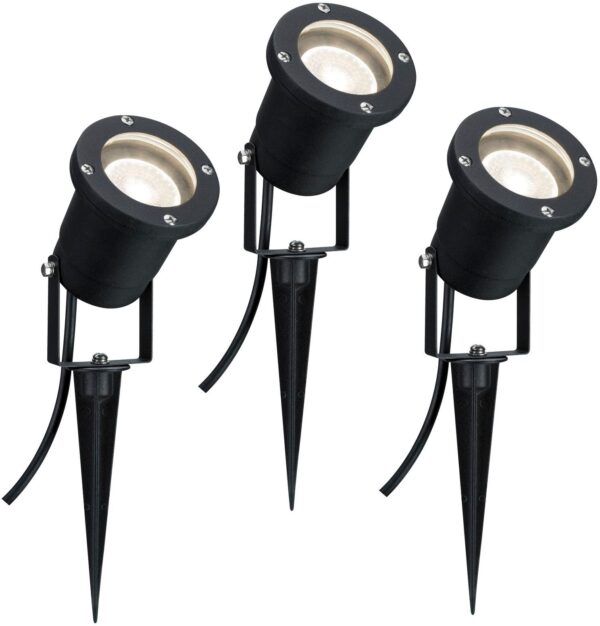 Paulmann LED Gartenstrahler "Outdoor 230V Spotlight IP65 GU10 3x3