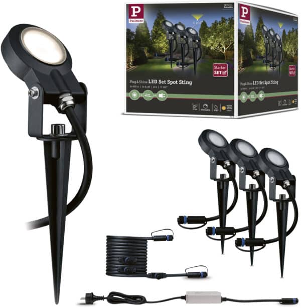 Paulmann LED Gartenstrahler "Plug & Shine"