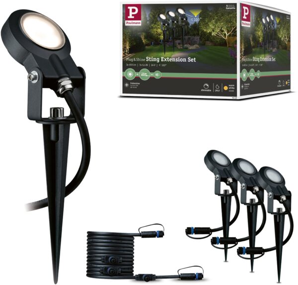 Paulmann LED Gartenstrahler "Plug & Shine"