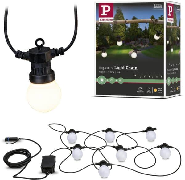 Paulmann LED-Lichterkette "Outdoor Plug & Shine Lichterkette"