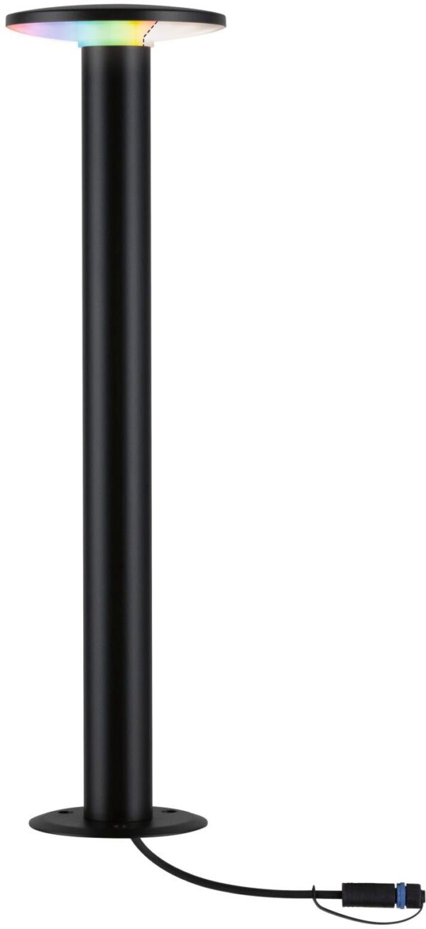 Paulmann LED Pollerleuchte "Outdoor Plug & Shine Plate RGBW IP44"