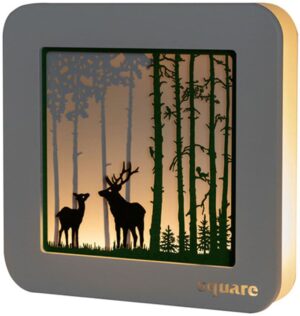 Weigla LED-Bild "Square - Wandbild Wald